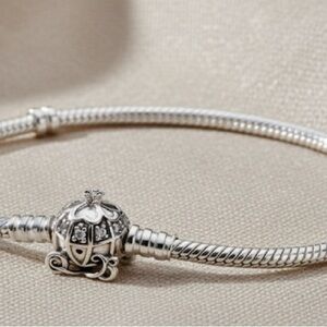 Disney Style 925 Silver Carriage Bracelet - Pandora Style Bracelet